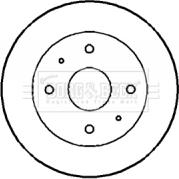 Borg & Beck BBD4145 - Спирачен диск vvparts.bg