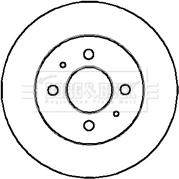 Borg & Beck BBD4157 - Спирачен диск vvparts.bg