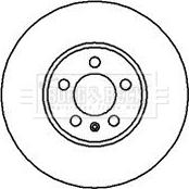 Borg & Beck BBD5060 - Спирачен диск vvparts.bg