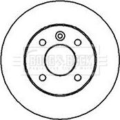 Borg & Beck BBD4113 - Спирачен диск vvparts.bg