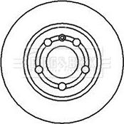 Borg & Beck BBD4183 - Спирачен диск vvparts.bg