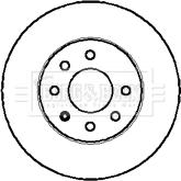 Borg & Beck BBD4139 - Спирачен диск vvparts.bg