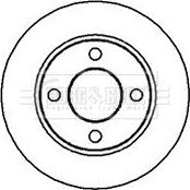 Borg & Beck BBD4134 - Спирачен диск vvparts.bg