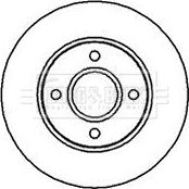 Borg & Beck BBD4983 - Спирачен диск vvparts.bg