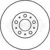 Borg & Beck BBD4179 - Спирачен диск vvparts.bg