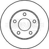 Borg & Beck BBD4178 - Спирачен диск vvparts.bg