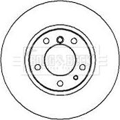 Borg & Beck BBD4894 - Спирачен диск vvparts.bg