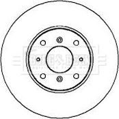 Borg & Beck BBD4891 - Спирачен диск vvparts.bg