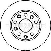 Borg & Beck BBD4898 - Спирачен диск vvparts.bg