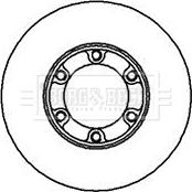 Borg & Beck BBD4844 - Спирачен диск vvparts.bg