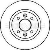 Borg & Beck BBD4846 - Спирачен диск vvparts.bg