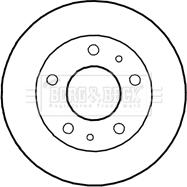 Borg & Beck BBD4802 - Спирачен диск vvparts.bg