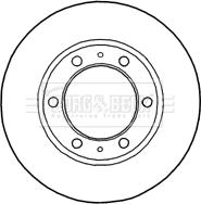 Borg & Beck BBD4815 - Спирачен диск vvparts.bg