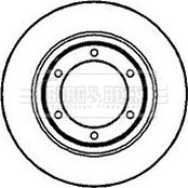 Borg & Beck BBD4884 - Спирачен диск vvparts.bg