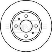 Borg & Beck BBD4880 - Спирачен диск vvparts.bg