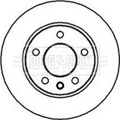 Borg & Beck BBD4887 - Спирачен диск vvparts.bg