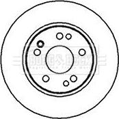 Borg & Beck BBD4830 - Спирачен диск vvparts.bg