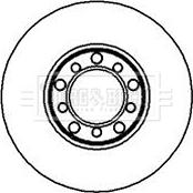 Borg & Beck BBD4831 - Спирачен диск vvparts.bg