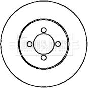 Borg & Beck BBD4833 - Спирачен диск vvparts.bg