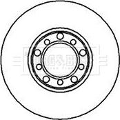 Borg & Beck BBD4829 - Спирачен диск vvparts.bg