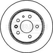 Borg & Beck BBD4825 - Спирачен диск vvparts.bg