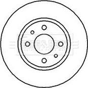 Borg & Beck BBD4879 - Спирачен диск vvparts.bg