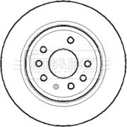 Borg & Beck BBD4396 - Спирачен диск vvparts.bg