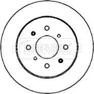 Borg & Beck BBD4398 - Спирачен диск vvparts.bg