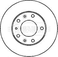 Borg & Beck BBD4351 - Спирачен диск vvparts.bg