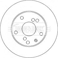 Borg & Beck BBD4358 - Спирачен диск vvparts.bg