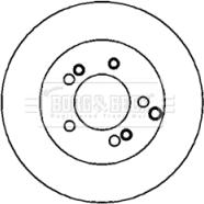 Borg & Beck BBD4366 - Спирачен диск vvparts.bg