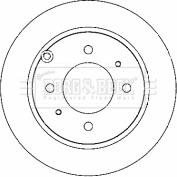 Borg & Beck BBD4337 - Спирачен диск vvparts.bg