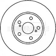 Borg & Beck BBD4329 - Спирачен диск vvparts.bg