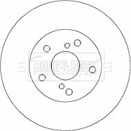 Borg & Beck BBD4328 - Спирачен диск vvparts.bg