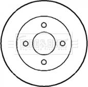 Borg & Beck BBD4294 - Спирачен диск vvparts.bg