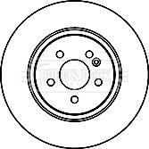 Borg & Beck BBD4293 - Спирачен диск vvparts.bg