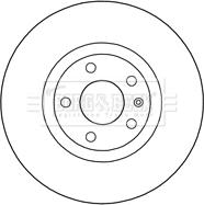 Borg & Beck BBD4243 - Спирачен диск vvparts.bg