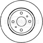 Borg & Beck BBD4210 - Спирачен диск vvparts.bg