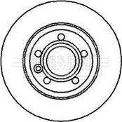 Borg & Beck BBD4213 - Спирачен диск vvparts.bg