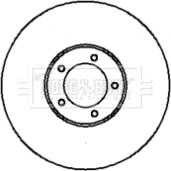 Borg & Beck BBD4276 - Спирачен диск vvparts.bg