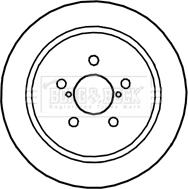 Borg & Beck BBD4764 - Спирачен диск vvparts.bg