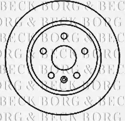 Borg & Beck BBD4766 - Спирачен диск vvparts.bg