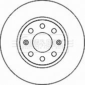 Borg & Beck BBD4715 - Спирачен диск vvparts.bg