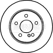 Borg & Beck BBD4722 - Спирачен диск vvparts.bg