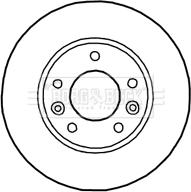 Borg & Beck BBD4774 - Спирачен диск vvparts.bg