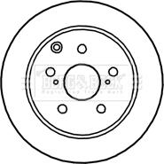 Borg & Beck BBD4771 - Спирачен диск vvparts.bg