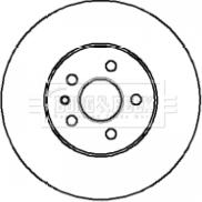 Borg & Beck BBD5911S - Спирачен диск vvparts.bg