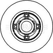 Borg & Beck BBD5936S - Спирачен диск vvparts.bg