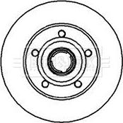 ABE C4A007ABE - Спирачен диск vvparts.bg