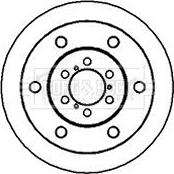 Borg & Beck BBD5920S - Спирачен диск vvparts.bg